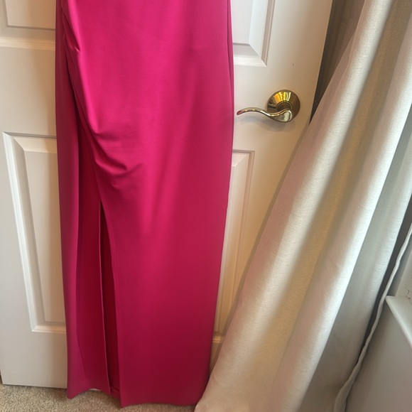 NBD Stella Rose Gown | Fuchsia | Off the Shoulder | Revolve - Picture 11 of 13